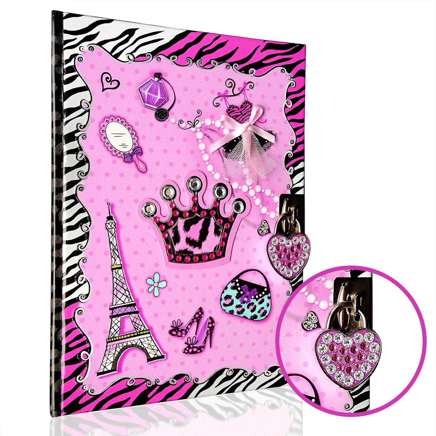 Smitco Girls Diary Pink Rhinestone Kids Journal UK Ubuy