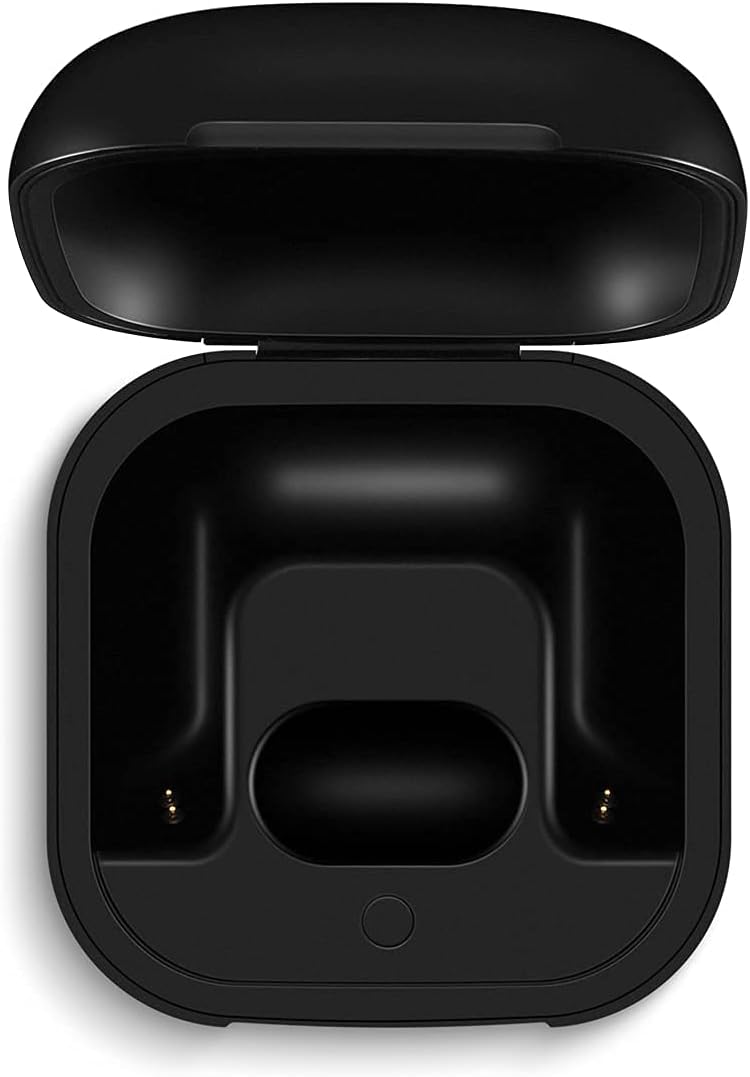 Jinstyles Charging Case Replacement Compatible for Powerbeats Pro Charger with Bluetooth Pairing Sync Button, 700mAh Built-in Battery (Not Include Powerbeats Pro) Black