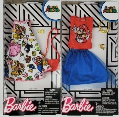 Barbie Super Mario Bros. Nintendo Fashion Lot 2 Burundi Ubuy