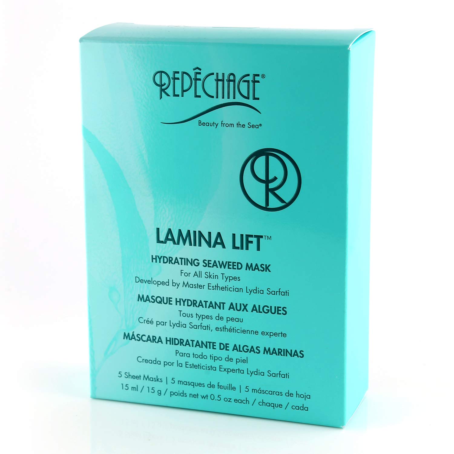 Repechage Lamina Lift Hydrating Seaweed Mask (5 sheet masks/ box) Repechage Lamina Lift Hydrating Seaweed Mask (5 sheet masks/ box)