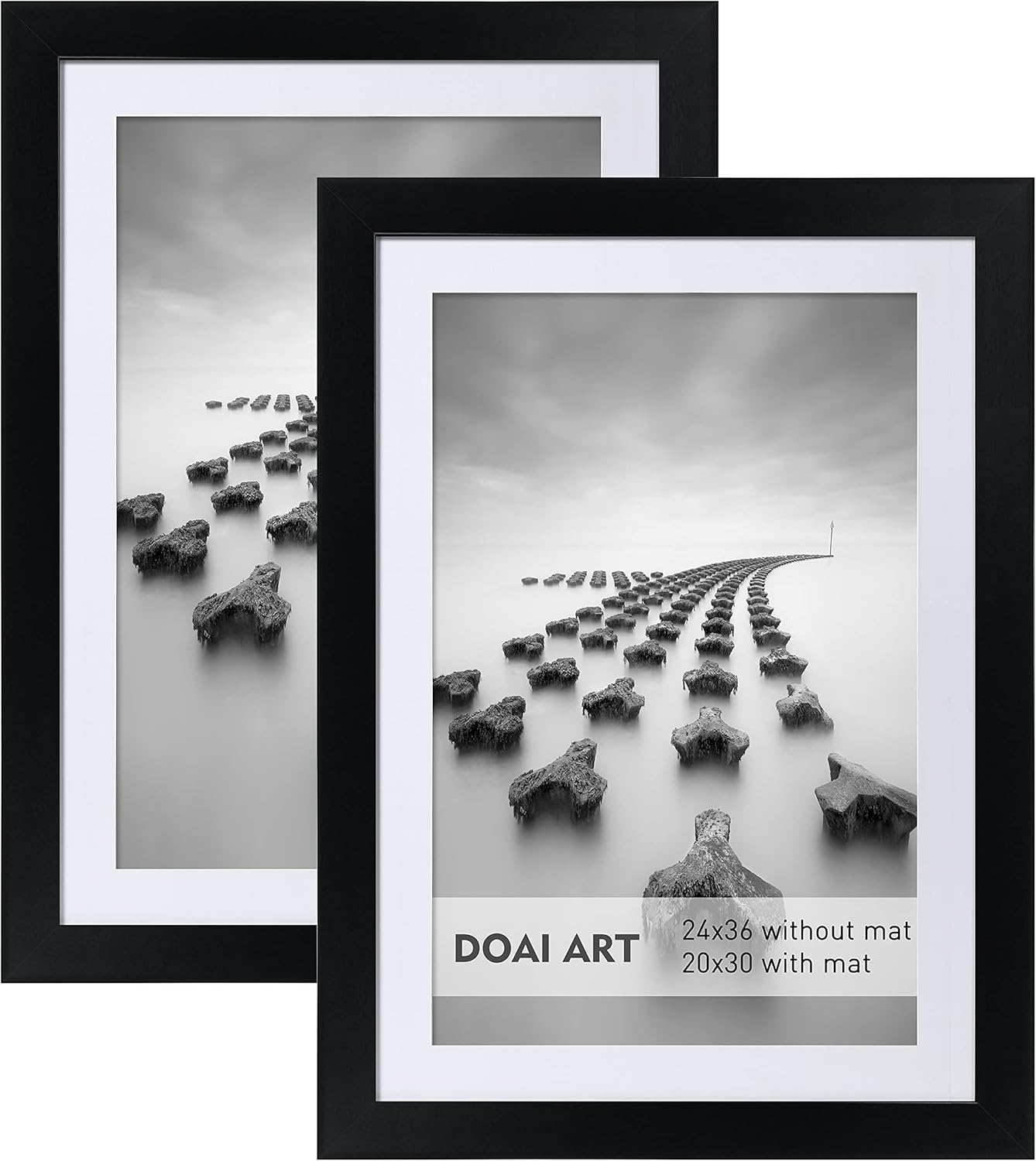 DOAI ART 24x36 Poster Frame Black Polished Comoros Ubuy