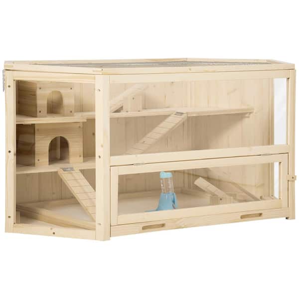 Large 3 Tier Wooden Hamster Cage with Slide and Bahrain Ubuy