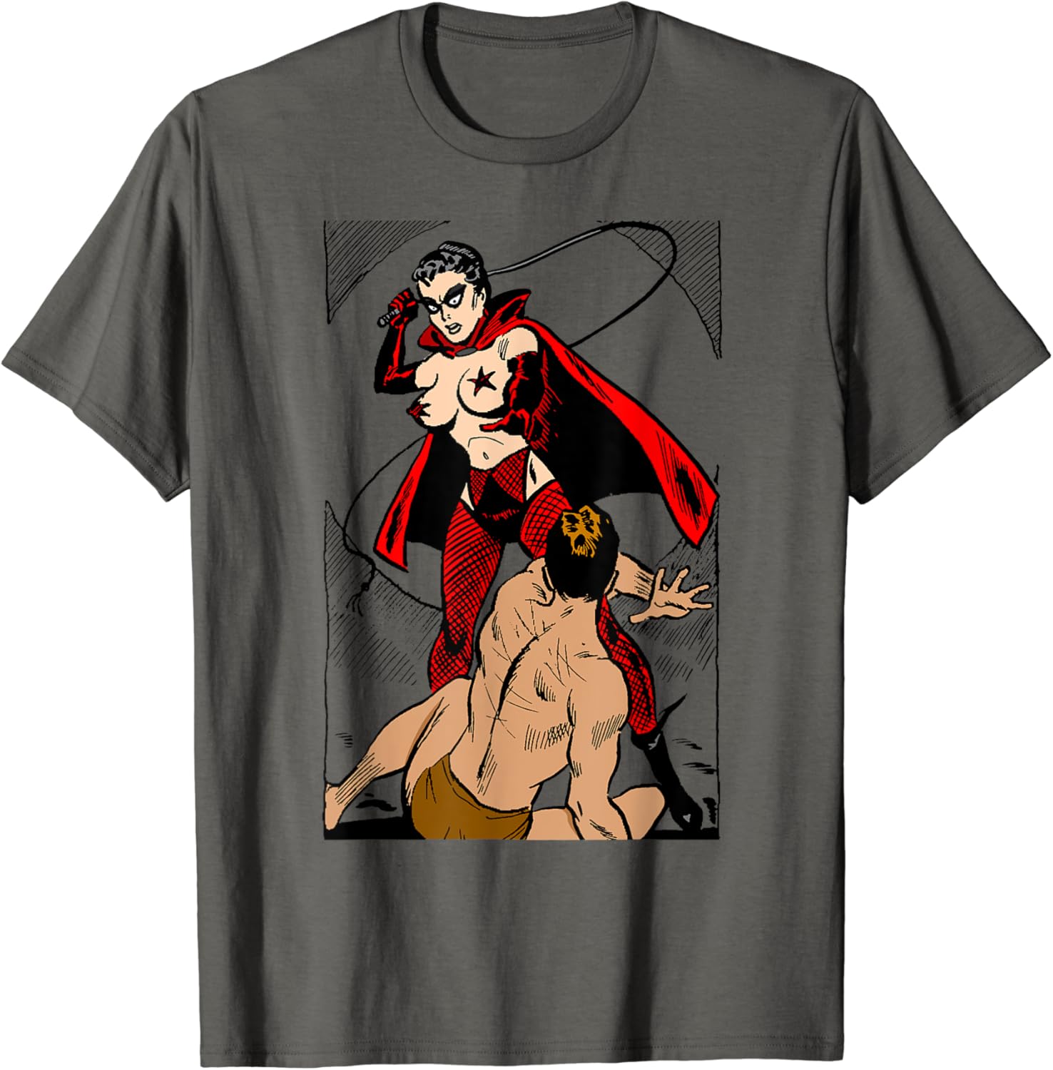 Retro Man In Submission Bdsm Shirt-Sexy Dominatrix T-Shirt Retro Man In Submission Bdsm Shirt-Sexy Dominatrix T-Shirt