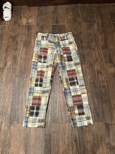 Madras pants cheap brooks brothers