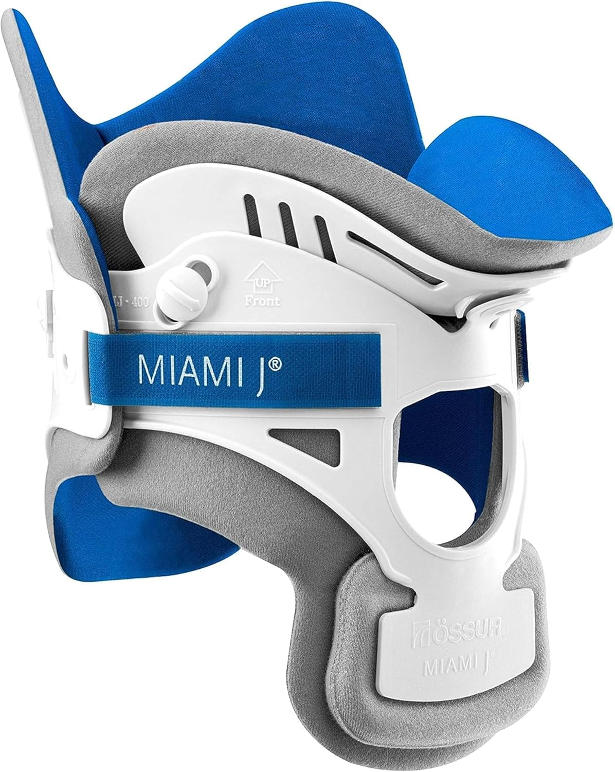 Ossur Miami J Cervical Neck Collar - Relieves Pain & Pressure on Spine | C-Spine Vertebrae Immobilizer | Semi-Rigid Pads for Patient Comfort | MJ-300 Short