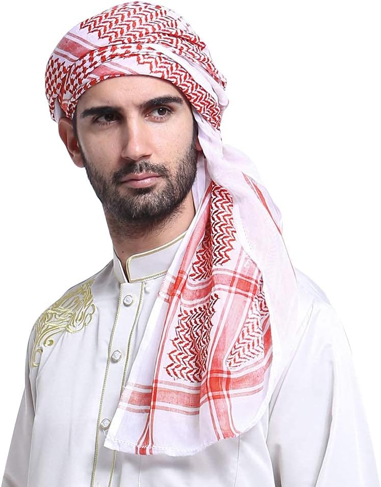 Traditional Middle Eastern Head Scarf for Men Barbados Ubuy