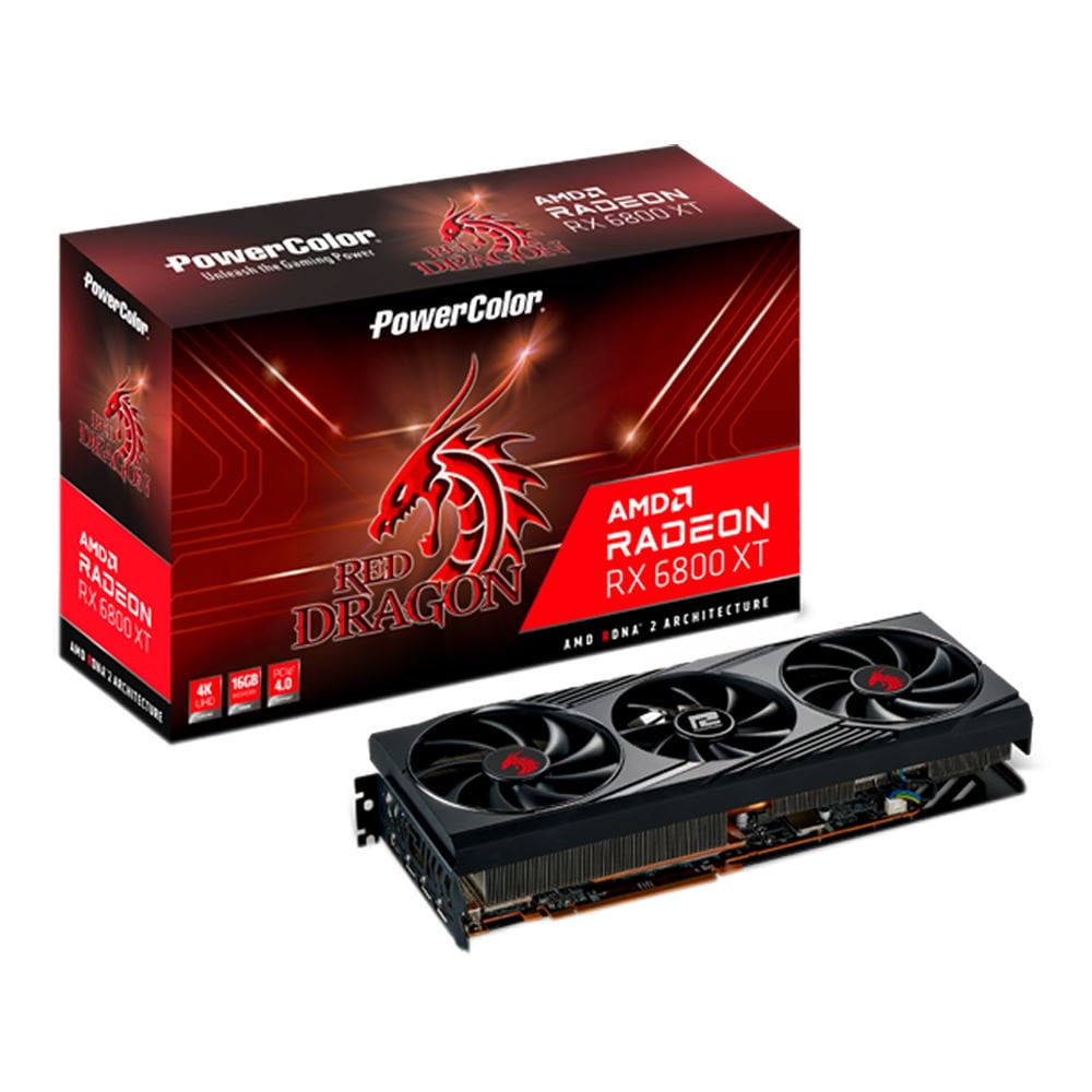 PowerColor Red Dragon RX 6800 XT Gaming Graphics Card 16GB GDDR6 AMD RDNA 2 Raytracing HDMI 2.1 in Nepal at NPR 219025 Rating 5