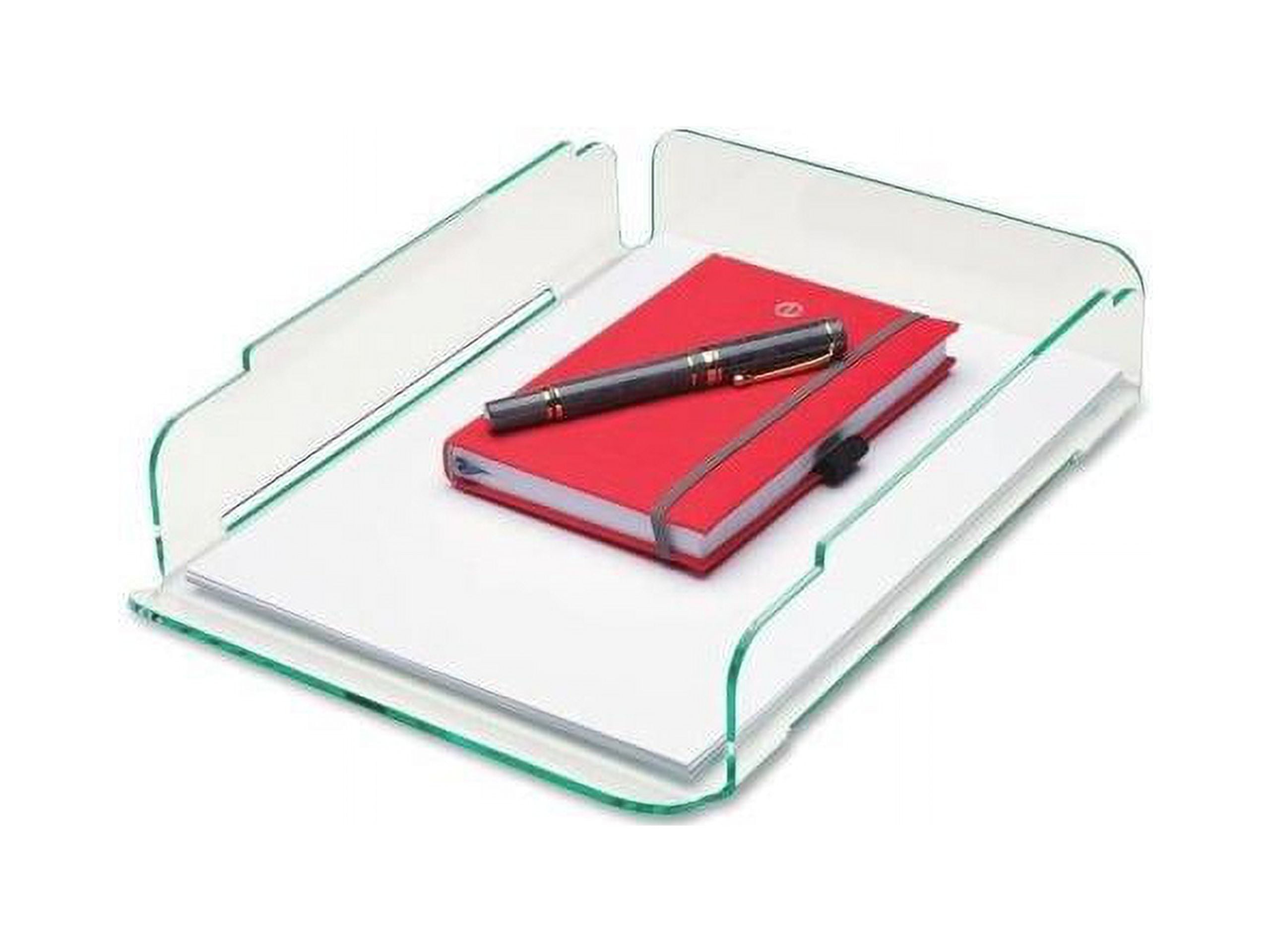 Lorell Single Stacking Document Tray - Desktop - Durable, Lightweight, Non-skid, Stackable - Clear - Acrylic - 1 Each Lorell Single Stacking Document Tray - Desktop - Durable, Lightweight, Non-skid, Stackable - Clear - Acrylic - 1 Each