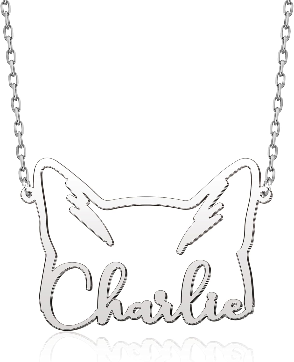 Personalized Cat Name Necklace Custom Pet Jewelry Moldova Ubuy
