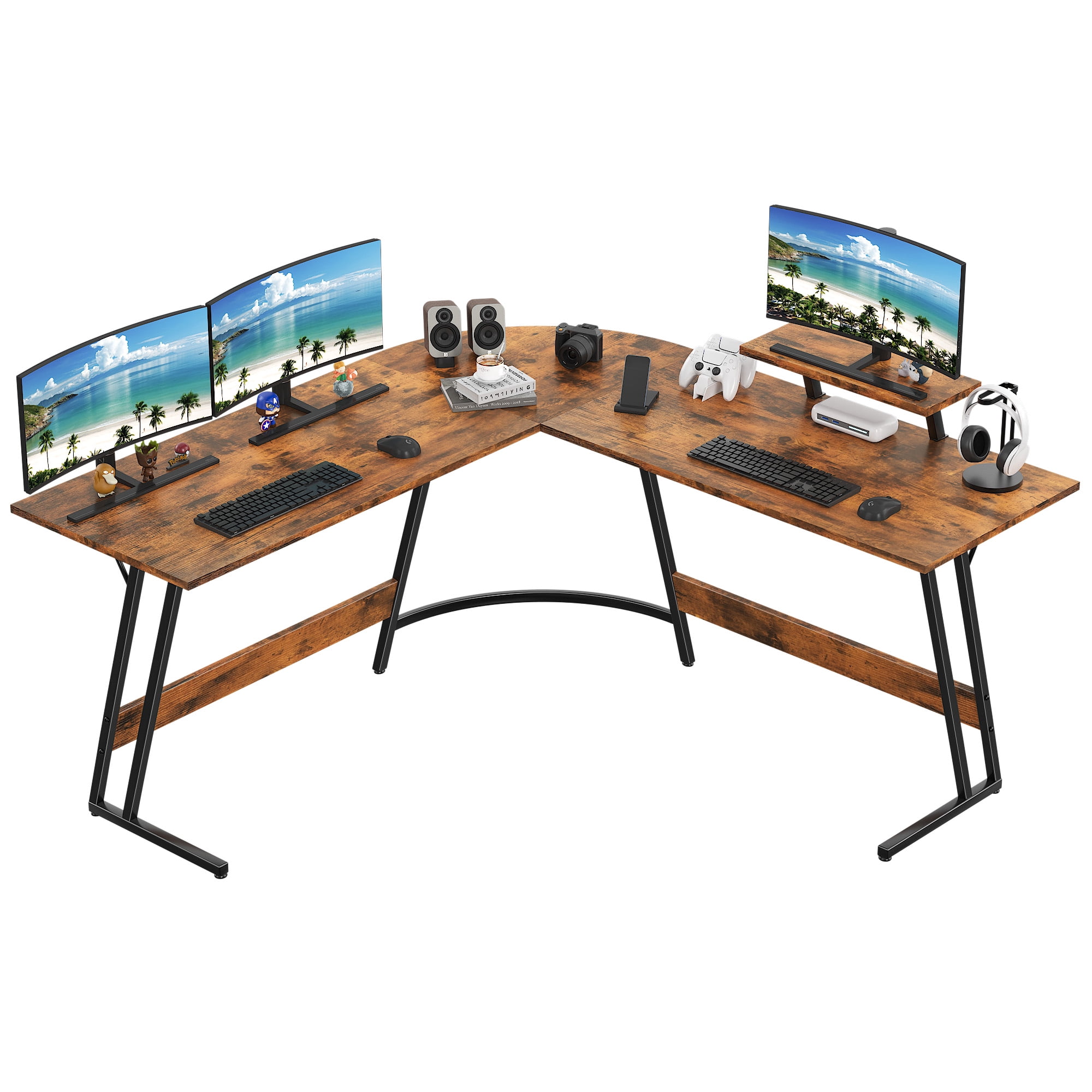 Vineego L Shaped Computer Desk Modern Corner Desk Ghana Ubuy