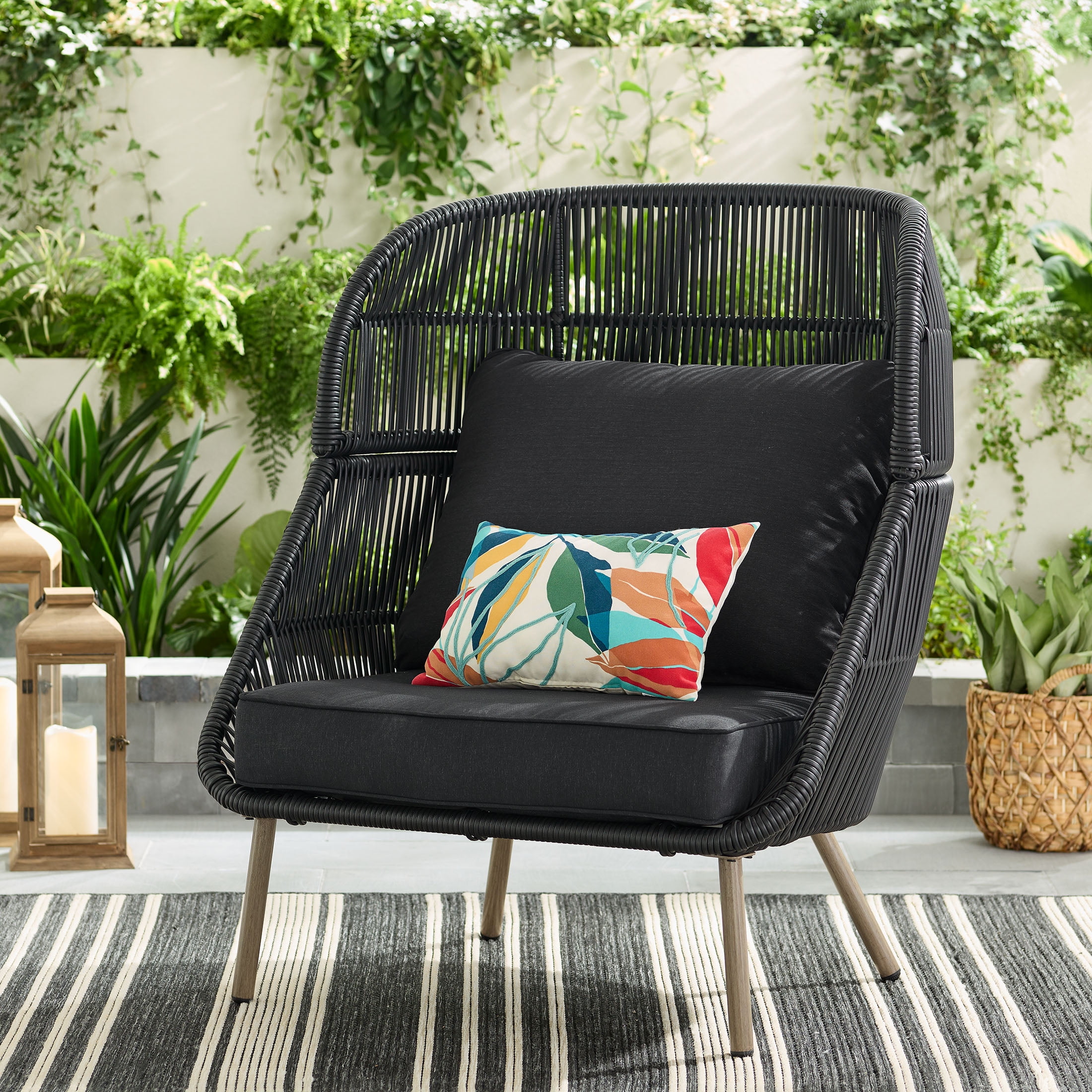 Better homes and gardens wicker chair sale