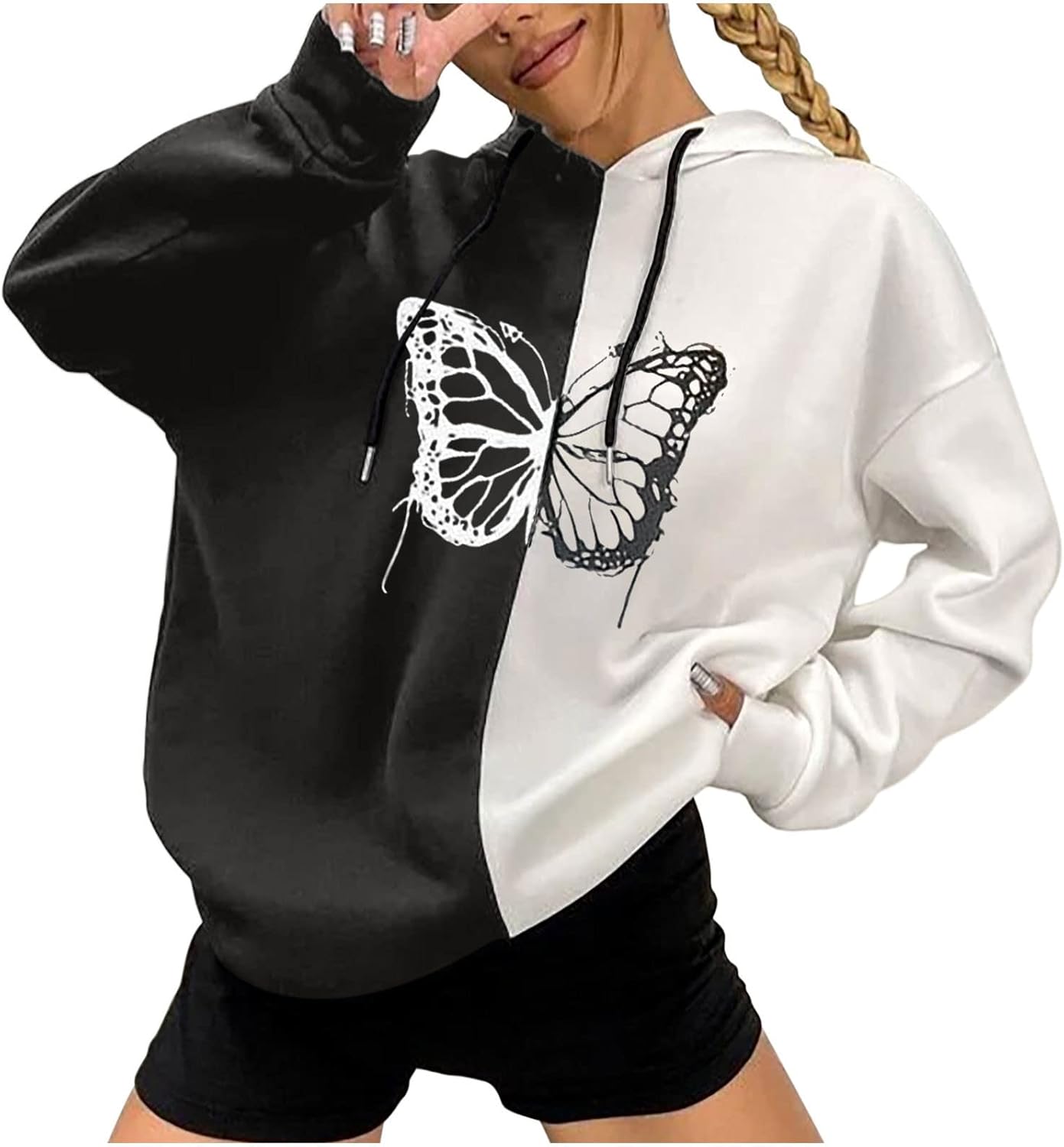 Teen Girls Hoodies Butterfly Print Sweatshirt Egypt Ubuy