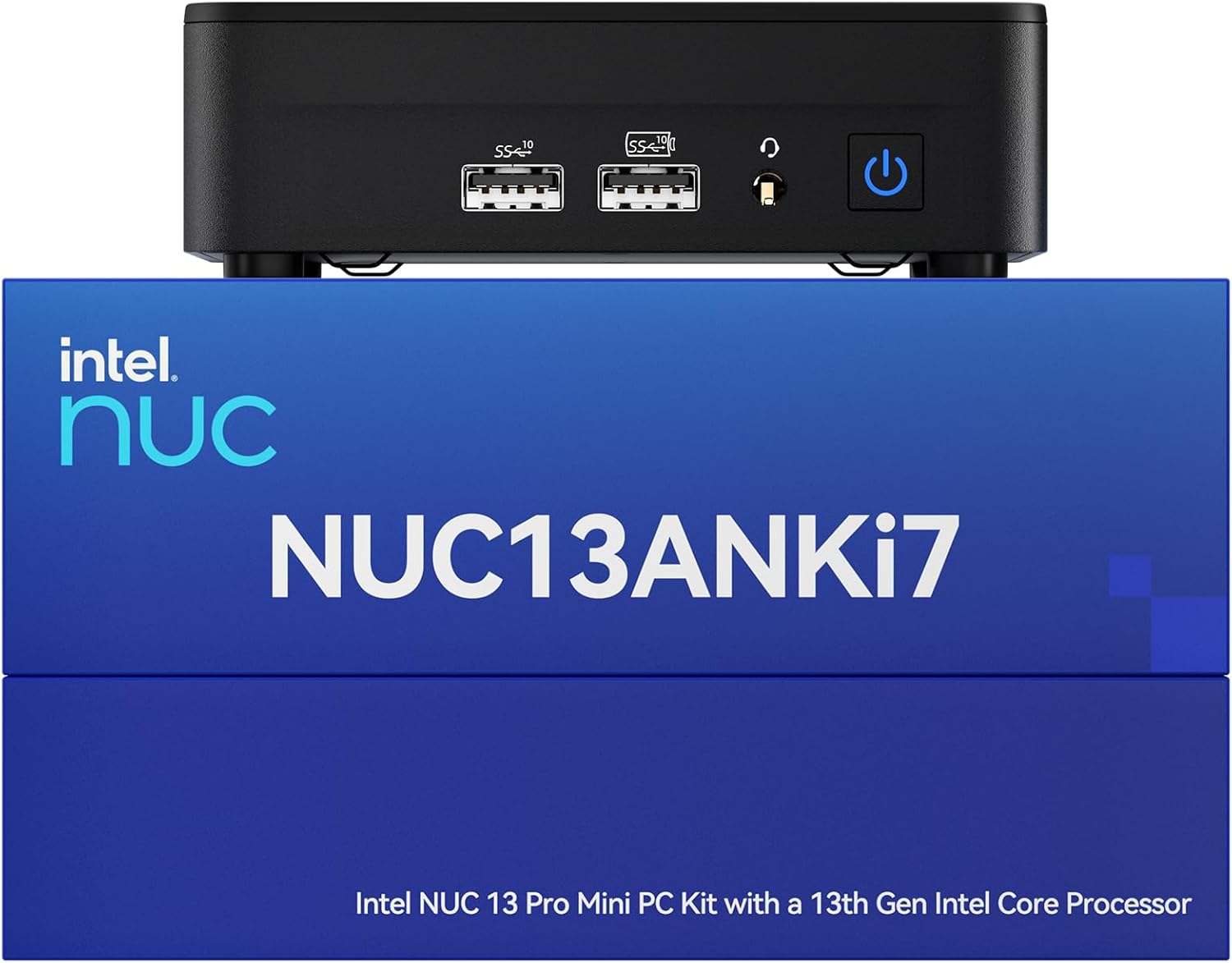 Intel NUC 13 Pro NUC13ANKi7 Arena Canyon Mini PC, Core i7-1360P, 32GB RAM, 1TB SSD, Mini Computers Windows 11 Pro for Business Home Office, Support 8K/4K Quad Display/WiFi 6E/BT 5.3/Thunderbolt 4