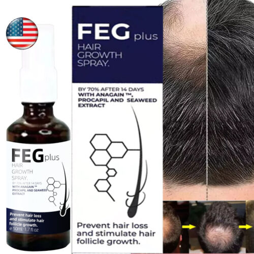 FEG Plus Hair Growth Treatment Oil Hair Spray,Serum,Hair Enhancing Formula