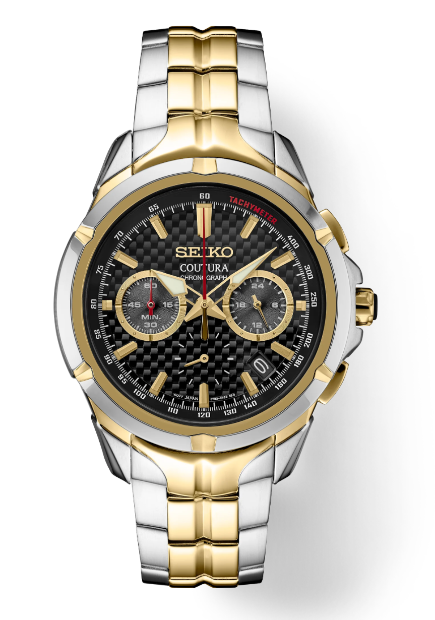 Seiko Coutura Men\'s Black Watch - SSB434